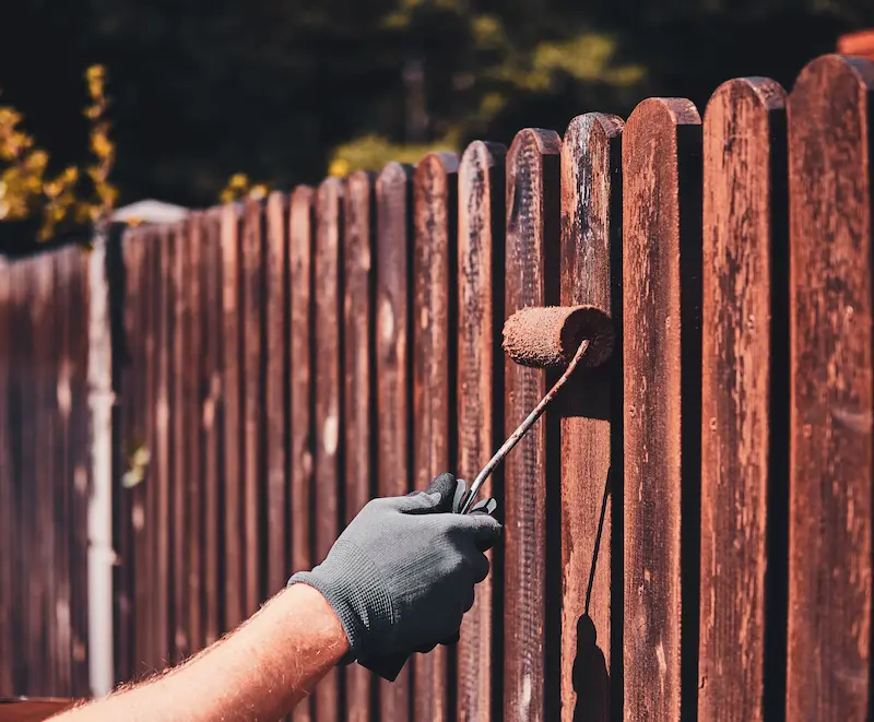 Fence painting services by Clark County Painting in Vancouver WA and Portland OR